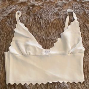 Zara cream bralette